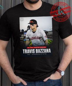 Travis Bazzana Cleveland Guardians No. 1 Pick 2 B Oregon State shirt