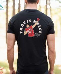 Travis Kelce Kansas City Arrow pose signature shirt