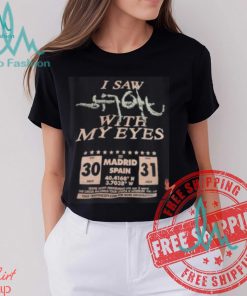 Travis Scott I Saw Utopia With My Eyes Tour 2024 On July 30th And 31th 2024 Tour At Madrid Spain Two Sides Unisex T Shirt