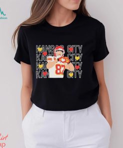 Travis kelce heart hands Kansas city Football shirt