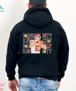 Travis kelce heart hands Kansas city Football shirt