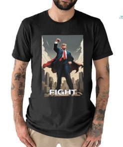 Trending Trump Assassination Superhero Donald Trump Fight Trump 2024 Us Flag Donald Trump Pennsylvania T shirt
