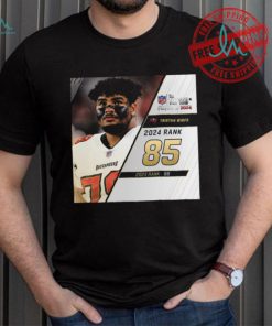 Tristan Wirfs Rank 85 The NFL Top 100 Player Of 2024 T Shirt