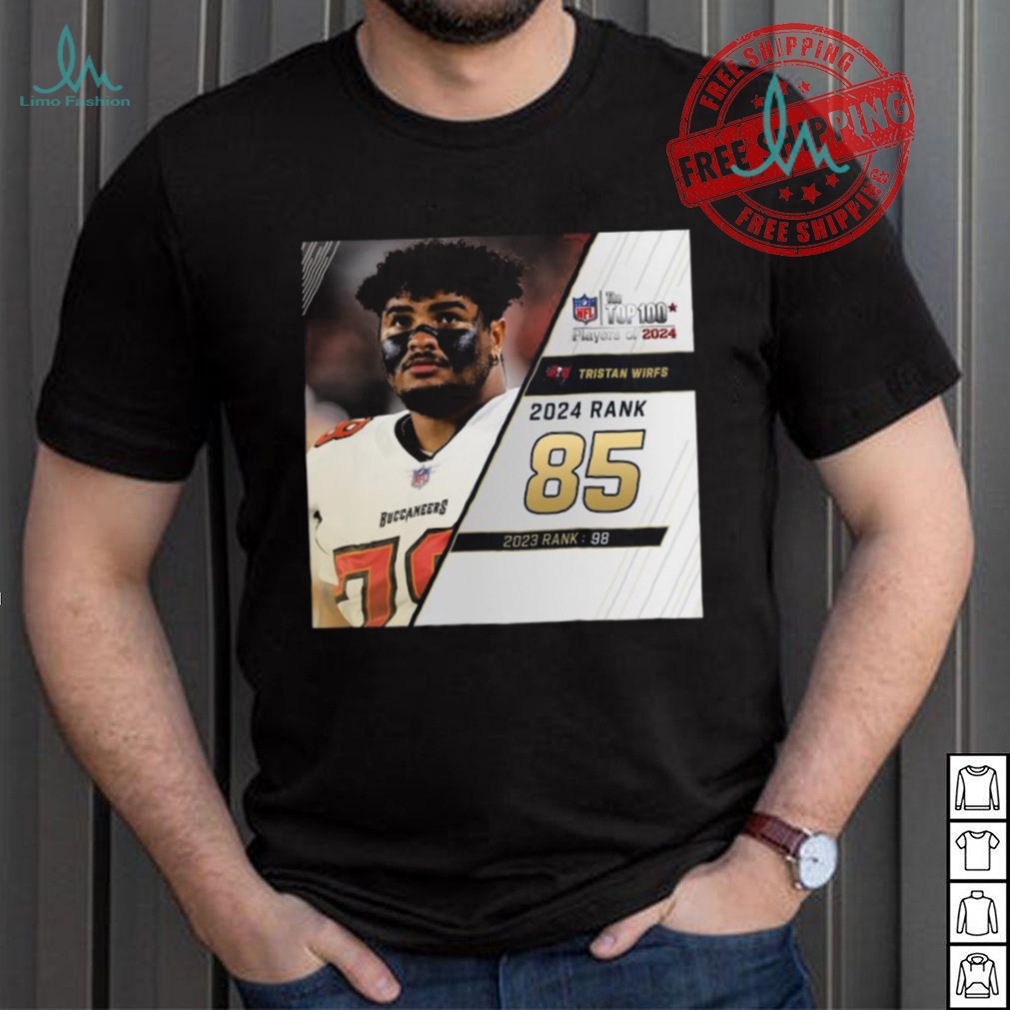 Tristan Wirfs Rank 85 The NFL Top 100 Player Of 2024 T Shirt Tristan Wirfs Rank 85 The NFL Top 100 Player Of 2024 T Shirt