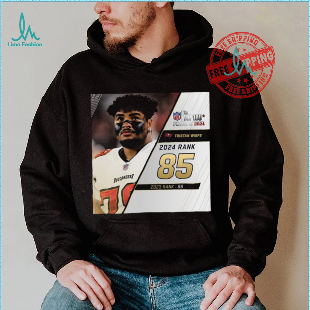 Tristan Wirfs Rank 85 The NFL Top 100 Player Of 2024 T Shirt Tristan Wirfs Rank 85 The NFL Top 100 Player Of 2024 T Shirt