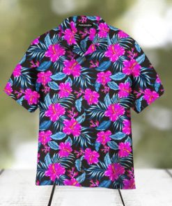 Tropical Flowers Hibiscus Trendy Hawaiian Shirt For Aloha Shirt