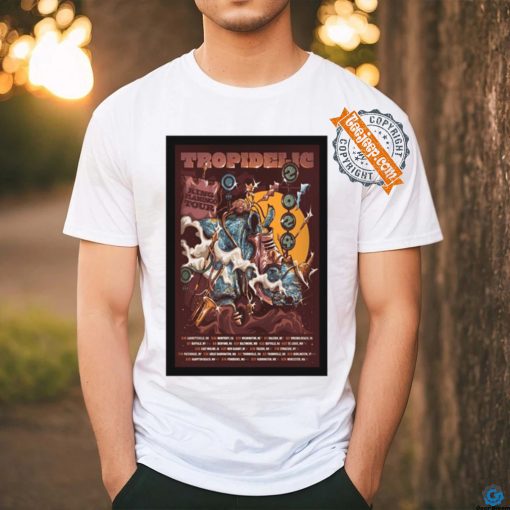 Tropidelic the king flamingo summer show 2024 poster shirt