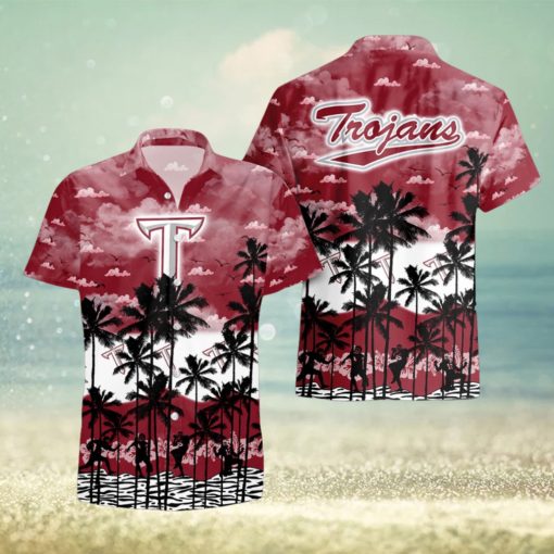 Troy Trojans Palms Tree Hawaiian Shirt