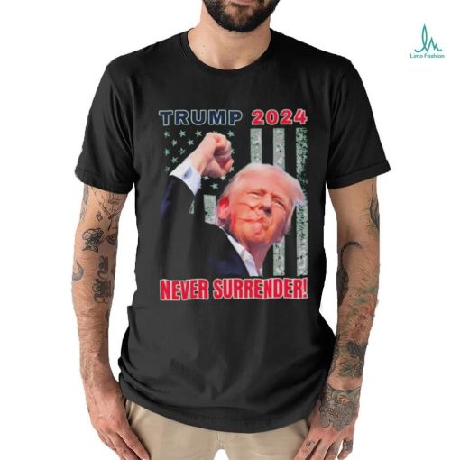 Trump Assassinated Injured Pennsylvania 2024 Design T Shirt