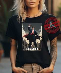 Trump Assassination Superhero Donald Trump Fight Trump 2024 Us Flag Donald Trump Pennsylvania Shirt