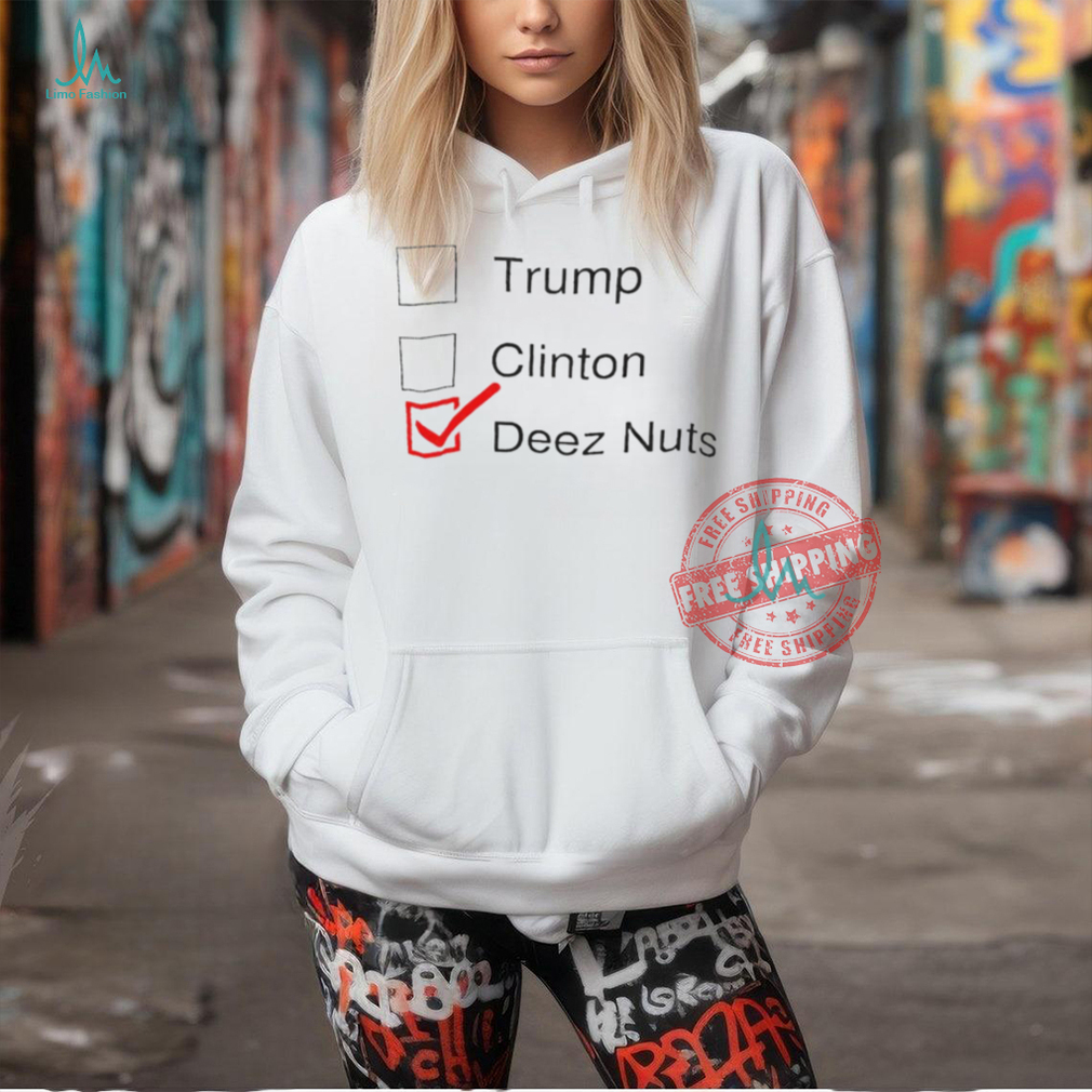 Trump Clinton deez nuts checkbox shirt Trump Clinton deez nuts checkbox shirt
