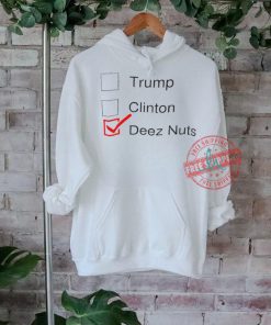 Trump Clinton deez nuts checkbox shirt