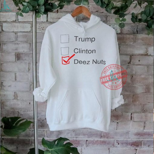 Trump Clinton deez nuts checkbox shirt