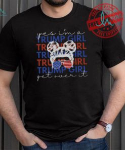 Trump Girl Get Over It,Trump 2024 Shirt for Women,Trump Girl Shirt,MAGA Ladies Shirt, Trump Lover Mom Shirt,Republican Woman Shirt