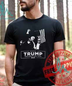 Trump Make America Great Again 2024 Attempted Assassination Of Donald Trump T Shirt