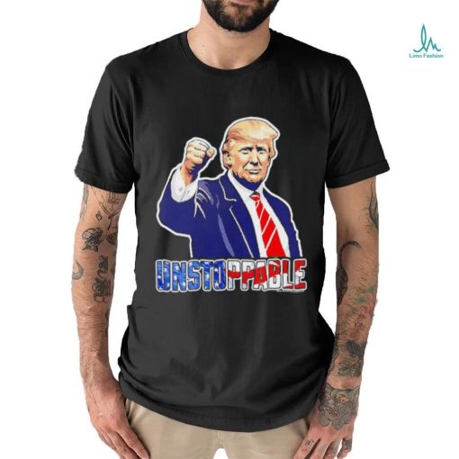 Trump Rally July 2024 Fist Pump USA Donald Trump Unstoppable shirt