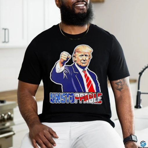 Trump Rally July 2024 Fist Pump USA Donald Trump Unstoppable shirt