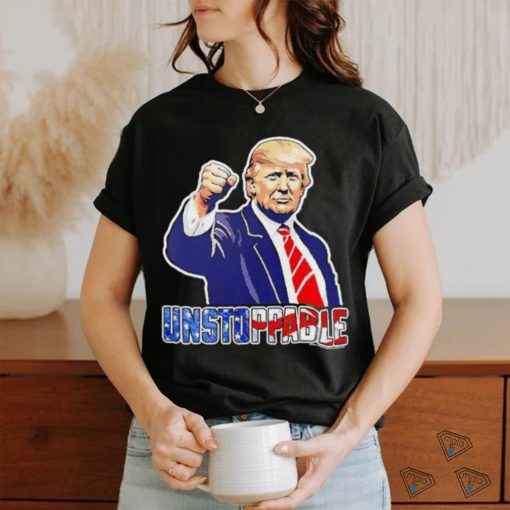 Trump Rally July 2024 Fist Pump USA Donald Trump Unstoppable shirt