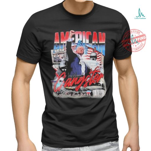 Trump Shot Sheepey Legends Never Die Trump American Gangster Shirt