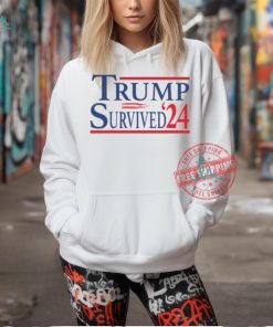 Trump Survived 24 Ladies Boyfriend Shirt