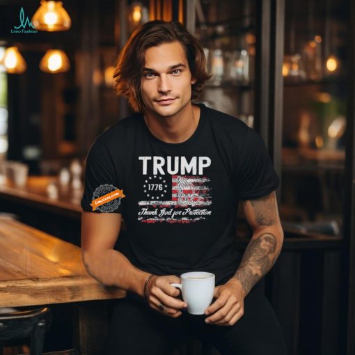 Trump Thank God For Protection President Donald Trump T Shirt