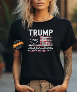 Trump Thank God For Protection President Donald Trump T Shirt