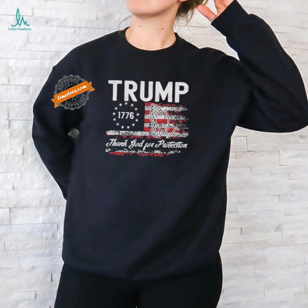 Trump Thank God For Protection President Donald Trump T Shirt Trump Thank God For Protection President Donald Trump T Shirt