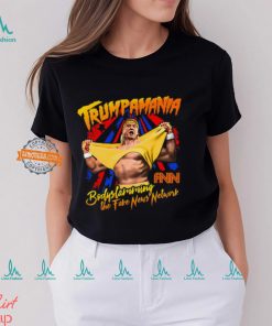 Trump Wrestling Meme Fake News Trumpamania Shirt