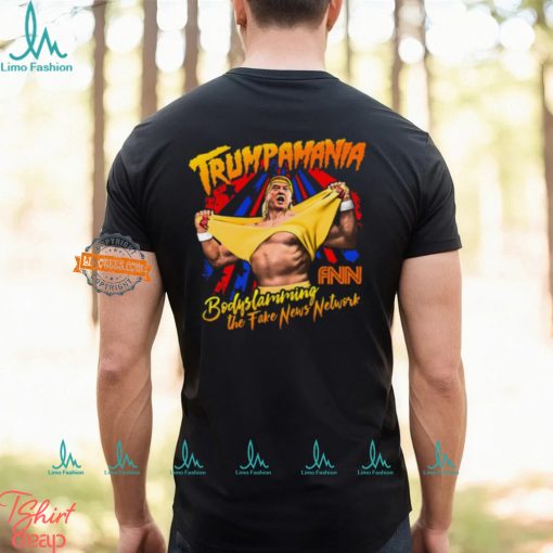 Trump Wrestling Meme Fake News Trumpamania Shirt