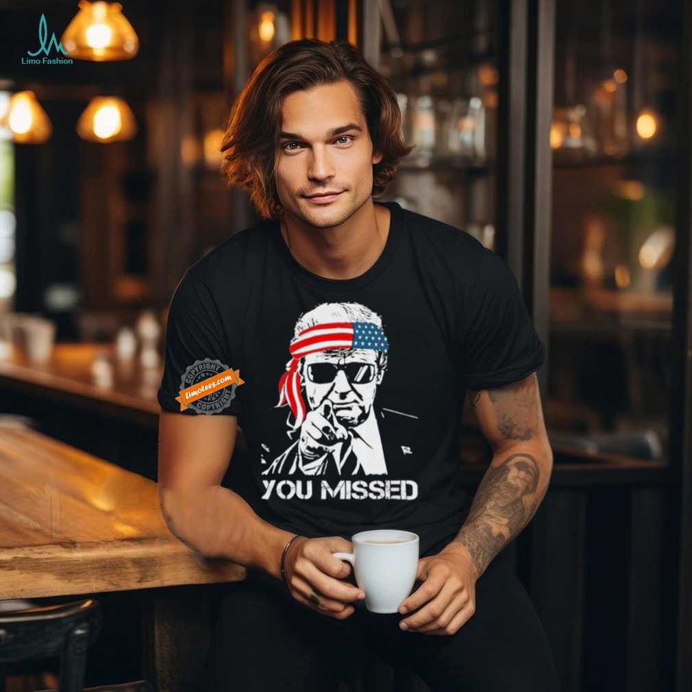 Trump You Missed Middle Finger 24 Vote Trump T Shirt Trump You Missed Middle Finger 24 Vote Trump T Shirt