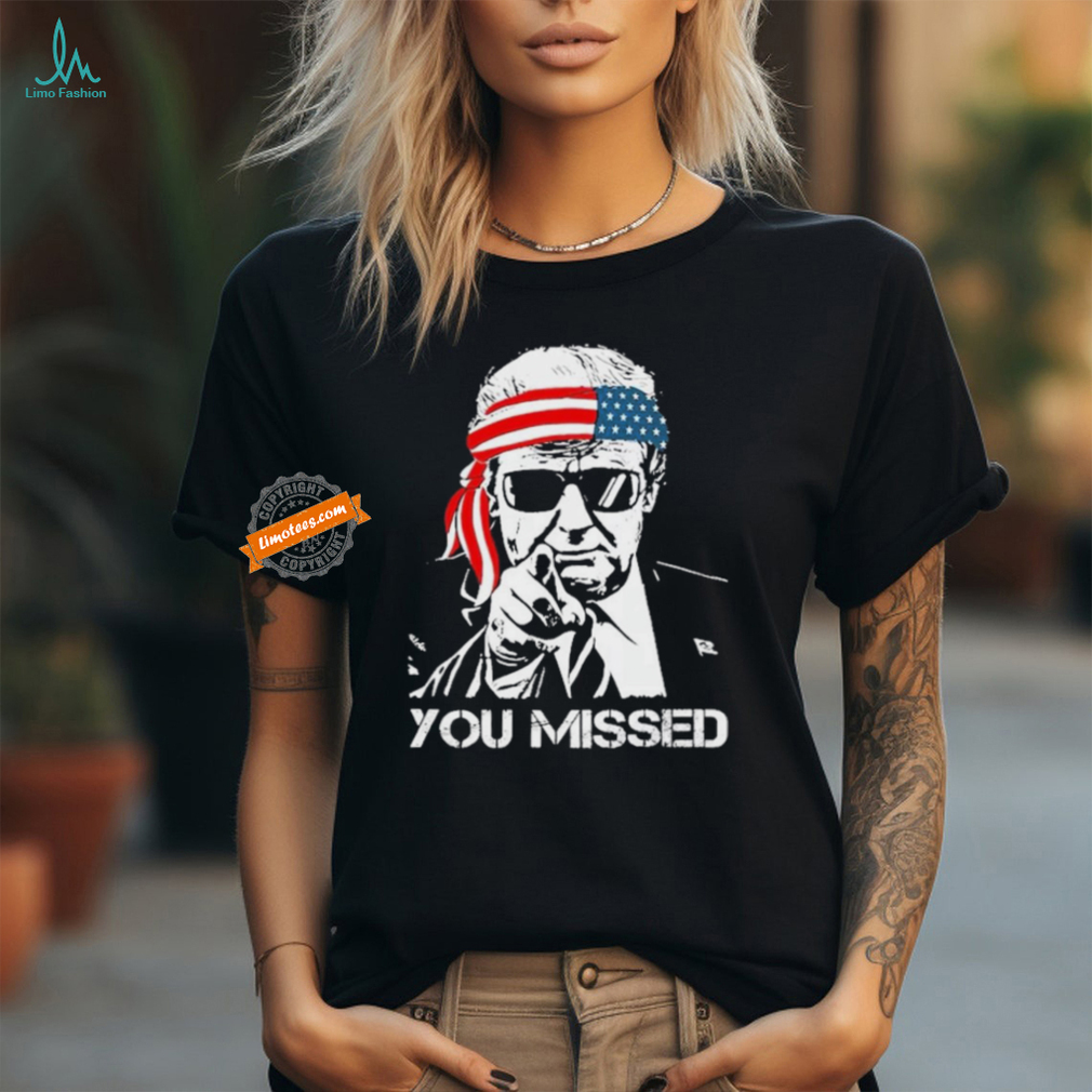 Trump You Missed Middle Finger 24 Vote Trump T Shirt Trump You Missed Middle Finger 24 Vote Trump T Shirt