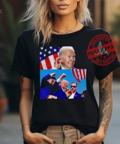 Trump shot attempted assassination shooting Biden worried split shirt
