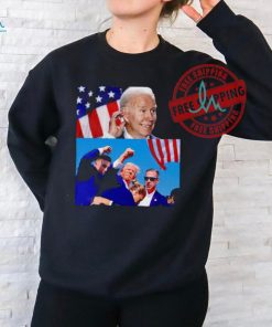 Trump shot attempted assassination shooting Biden worried split shirt