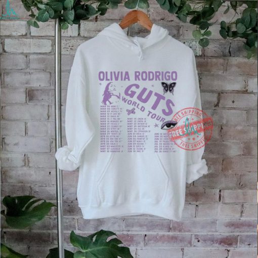 Two sided Olivia Rodrigo Guts Tour 2024 Shirts