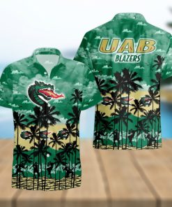 UAB Blazers Palms Tree Hawaiian Shirt