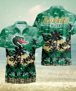 UAB Blazers Palms Tree Hawaiian Shirt