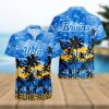 UConn Huskies Palms Tree Hawaiian Shirt