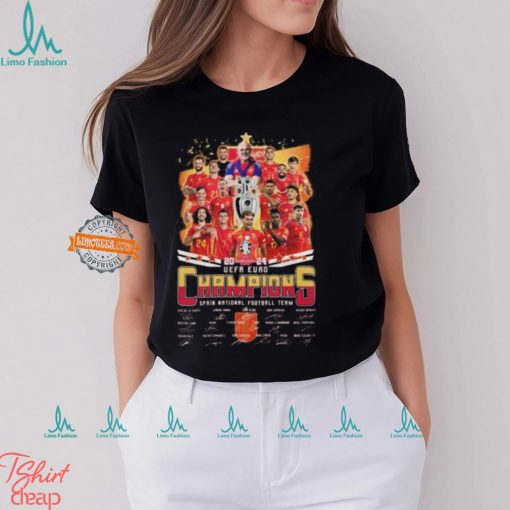 UEFA Euro 2024 Champions Spain National Football Team T Shirt