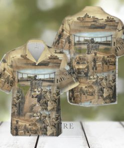 US Army 3rd Armored Cavalry Regiment Brave Rifles Hawaiian Shirt