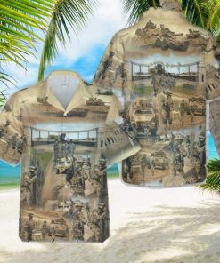 US Army 3rd Armored Cavalry Regiment Brave Rifles Hawaiian Shirt