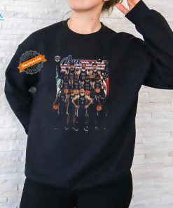 USA Basketball 2024 Team Player Graphics Design TShirt