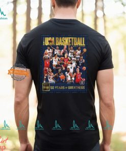 USA Basketball Is Celebrating 50 Years Of Greatness 2024 Paris Olympics SLAM Presents Gold The Metal Editions Classic T Shirt