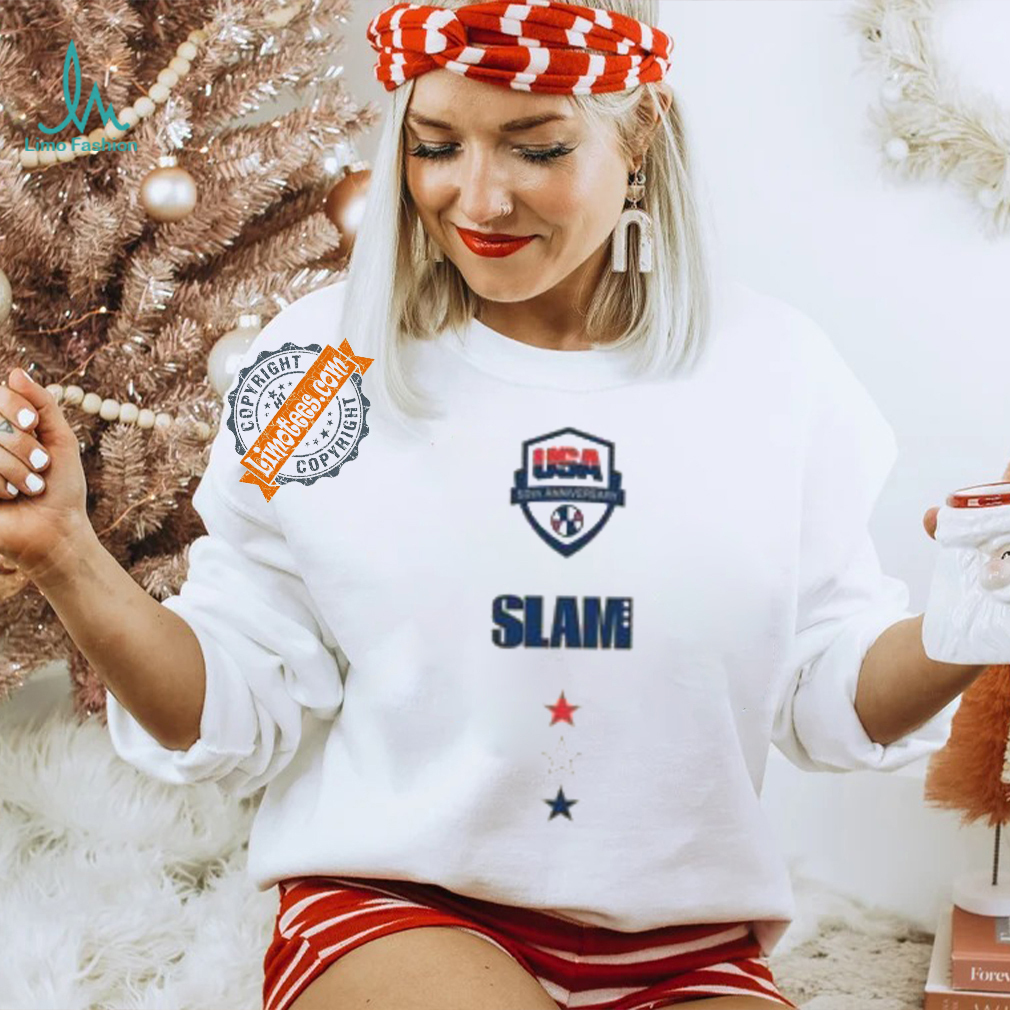 USA Basketball Shirt V2 Slam USA Basketball 50 Years Shirt USA Basketball Shirt V2 Slam USA Basketball 50 Years Shirt