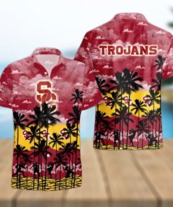 USC Trojans Palms Tree Hawaiian Shirt