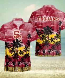 USC Trojans Palms Tree Hawaiian Shirt