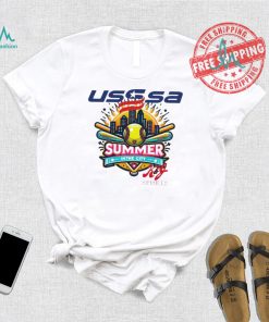 USSSA New Jersey Fast Pitch Summer in the City 2024 logo shirt