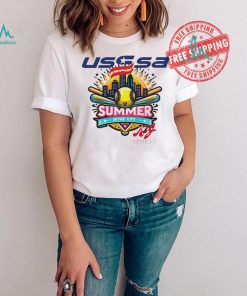 USSSA New Jersey Fast Pitch Summer in the City 2024 logo shirt