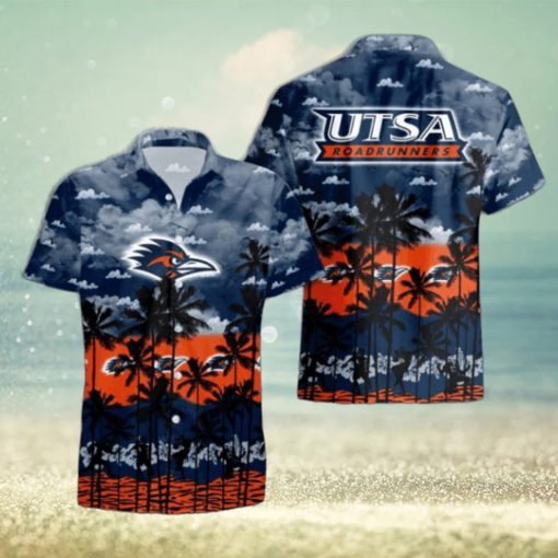 UTSA Roadrunners Palms Tree Hawaiian Shirt