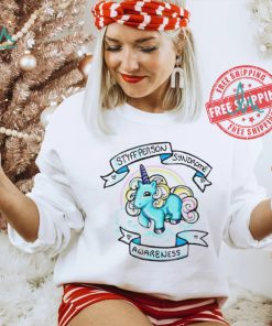 Unicorn Stiff person Syndrome awareness art shirt