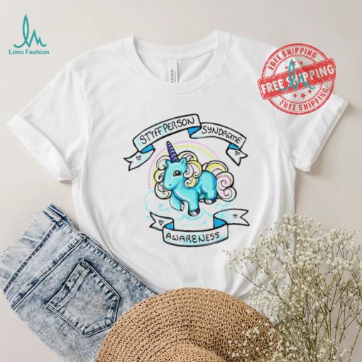 Unicorn Stiff person Syndrome awareness art shirt